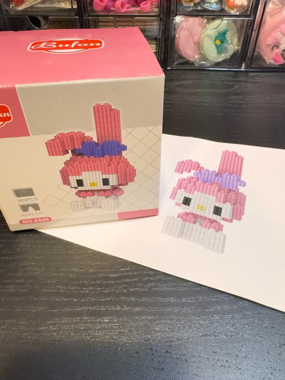 My Melody  bricks Cartoon Building Block Figure - 560PCS